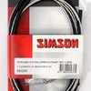 Simson RollerBrake Brake Cable Conjunto de acero inoxidable en la tarjeta de acero inoxidable