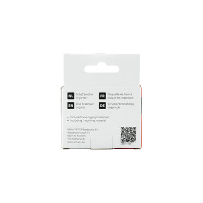 Rema tip top nederland b.v. simson 020240 schijfremblok organisch