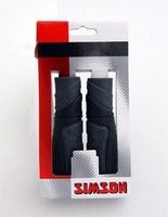 Simson manici per impugnatura completa - 92mm - nero -gray