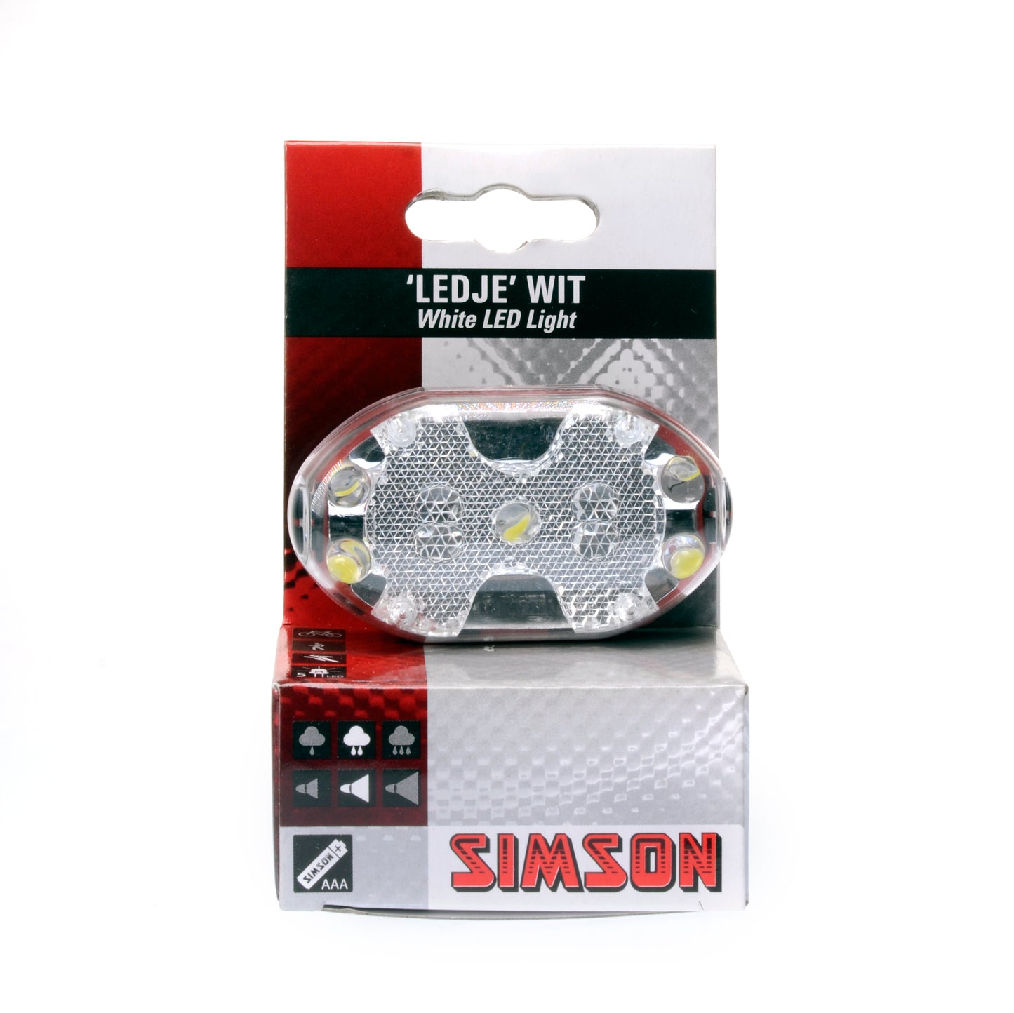 Simson led voorlicht wit