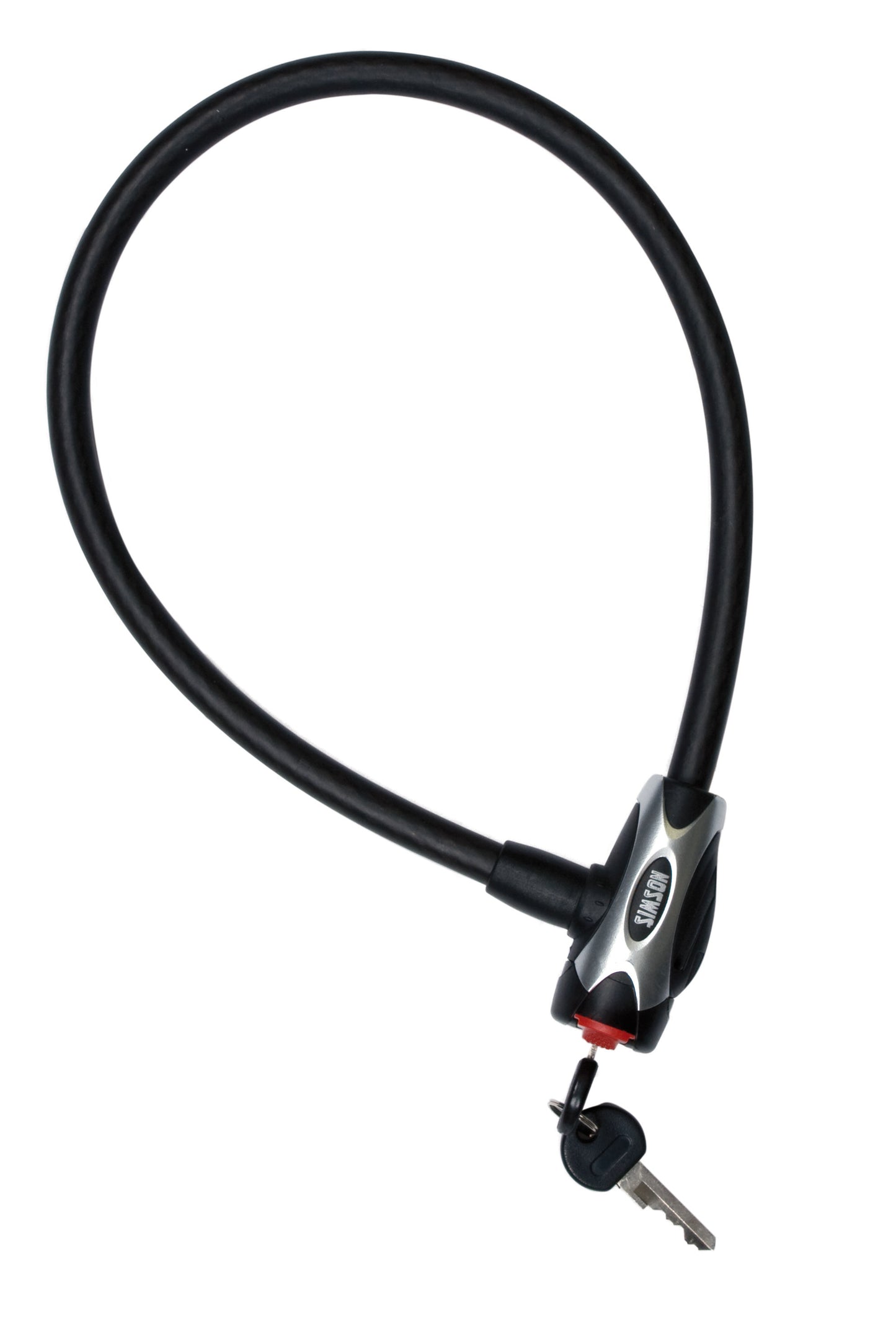 Simson Kabelslot Staal 12x65cm Zwart