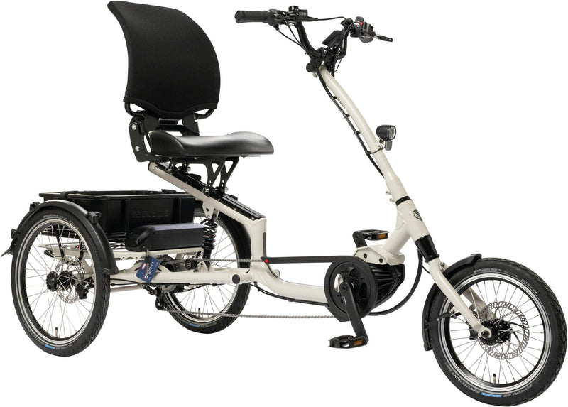 Pfautec Bicicleta de compras eléctricas SCOOBO + (#1) E-Threecy.Pfau-Tec SCOOBO + 16 20 14SP GRIS