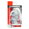 Catene di sospensione con ganci Silver rosso 2 pezzi