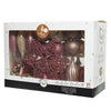 Decoris set palline di Natale in plastica 60 pezzi rosa