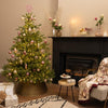 Decoris set palline di Natale in plastica 60 pezzi rosa