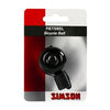 Simson fietsbel mini 32mm, flex-band bevestiging zwart
