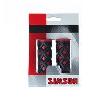 Handles de Simson Children - Universal - Rojo Negro - Ajustable - Cambio de agarre
