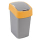 Curver pacific flip bin 45l amarillo plateado
