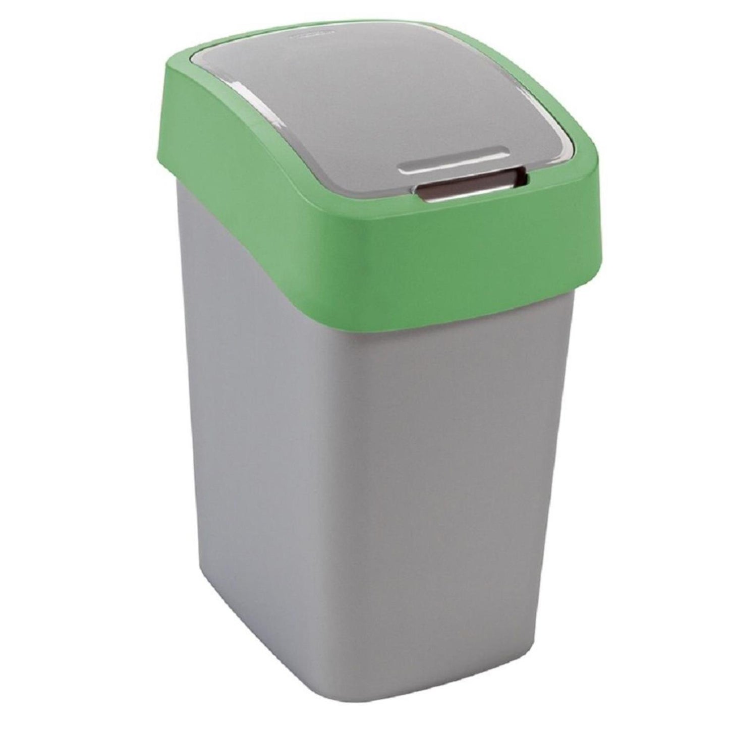 Curver pacific flip bin 45l verde plateado