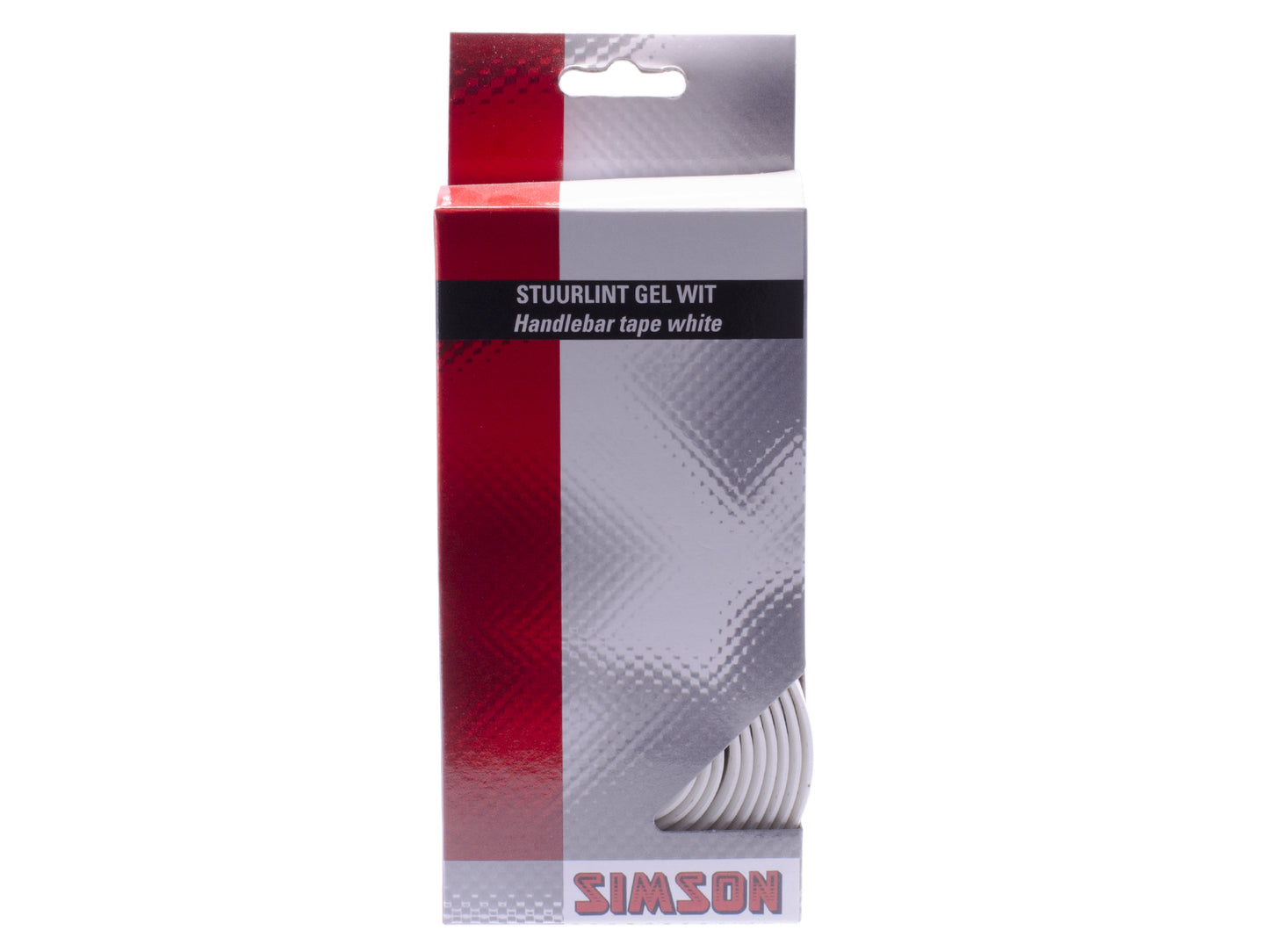Simson Stering Lint Gel White (bici da corsa, shock -absorbing, comodo)