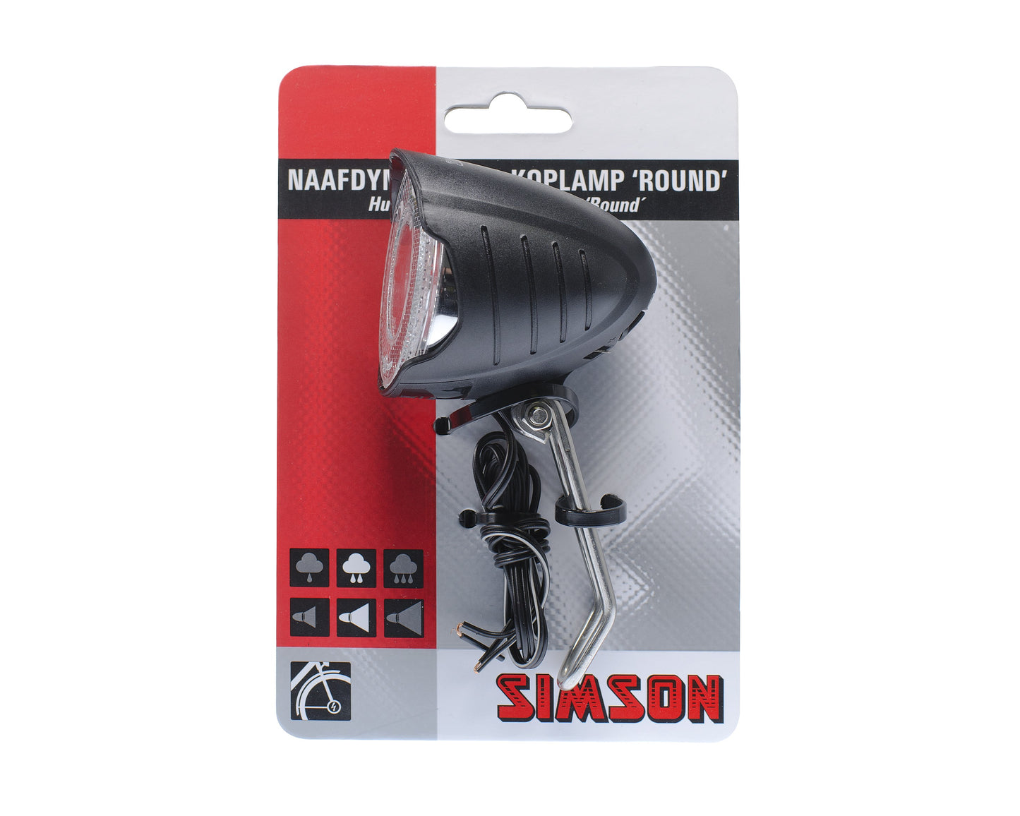 Farle Featlight Round Hub Dynamo 7 Lux LED Negro