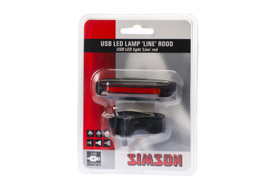 SIMSON USB LED LAMP LINE RED 20 LED 3 LUX
