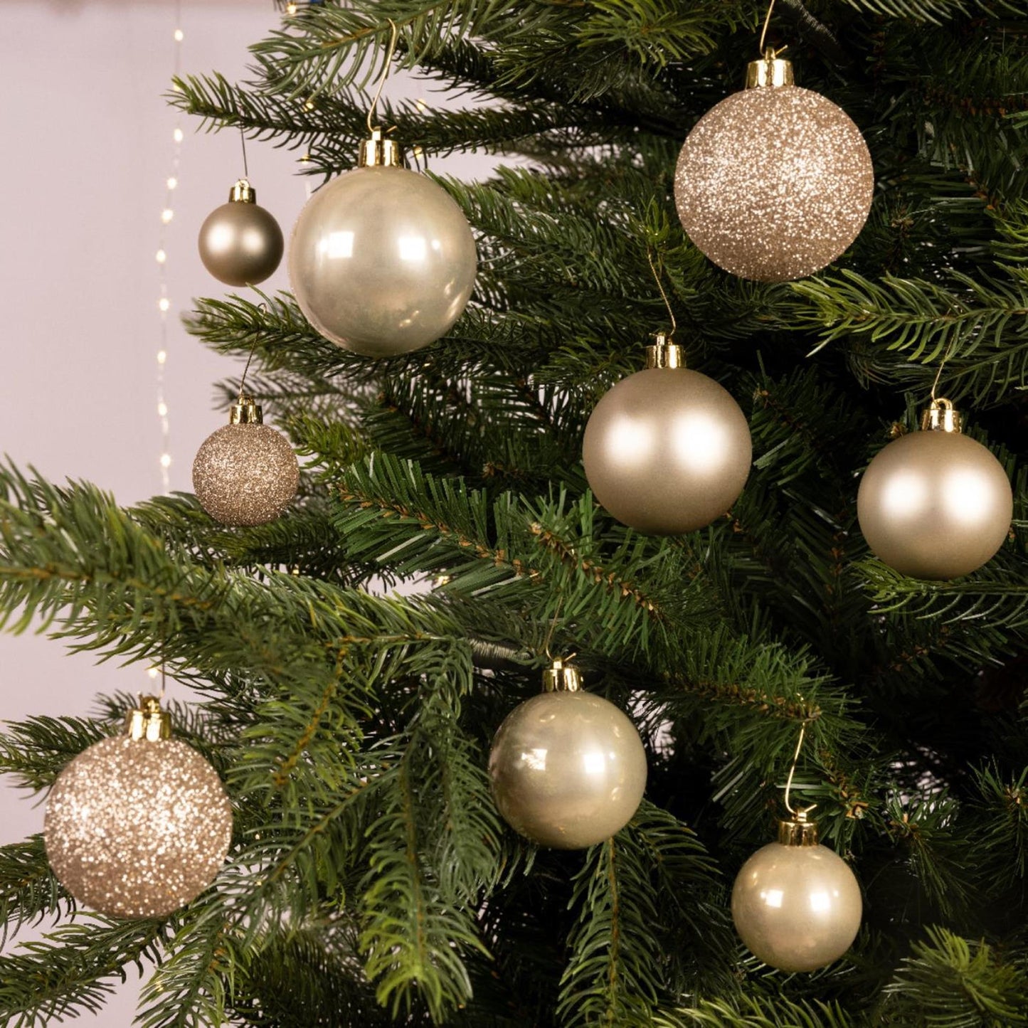 Decoris bolas de Navidad mezcla de perlas de plástico 30 piezas