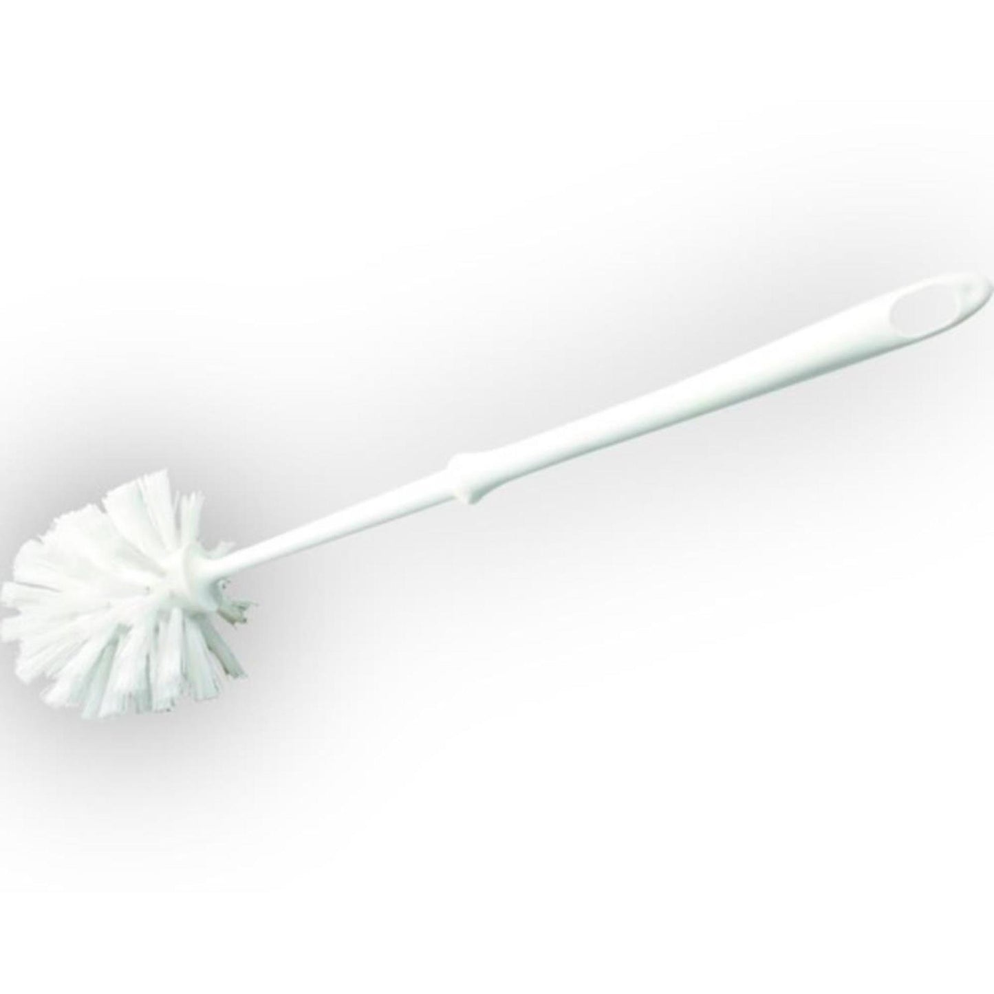 Scopino per WC in plastica bianca