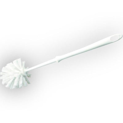 Scopino per WC in plastica bianca