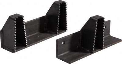 Batavia reloj de madera y abrazaderas de bloque