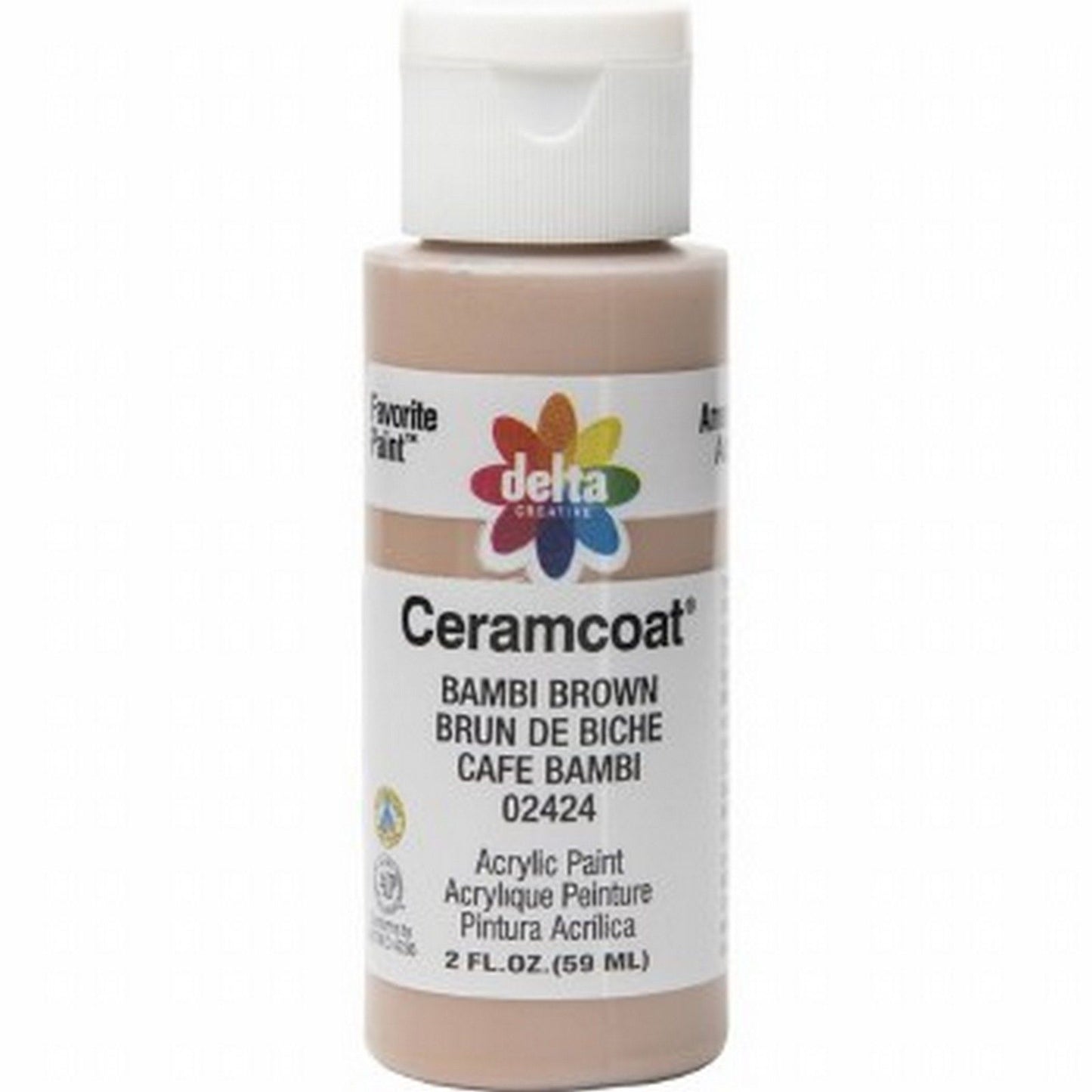 Delta • vernice acrilica opaca ceramcoat marrone bambi
