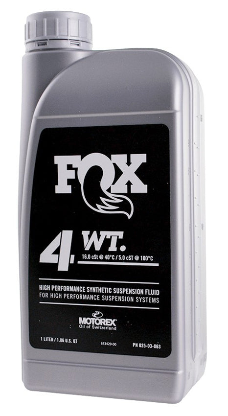 Líquido de suspensión fox racing shox 4wt 1000ml