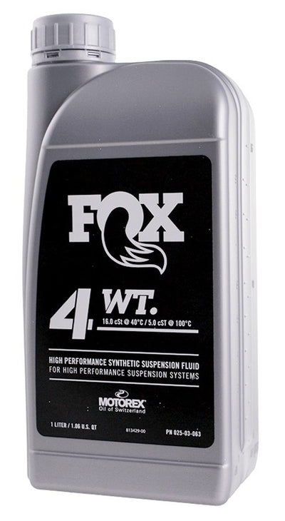 Líquido de suspensión fox racing shox 4wt 1000ml