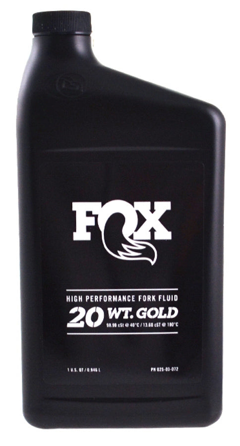 Fox racing shox am bagno d'olio 32oz oro 20wt