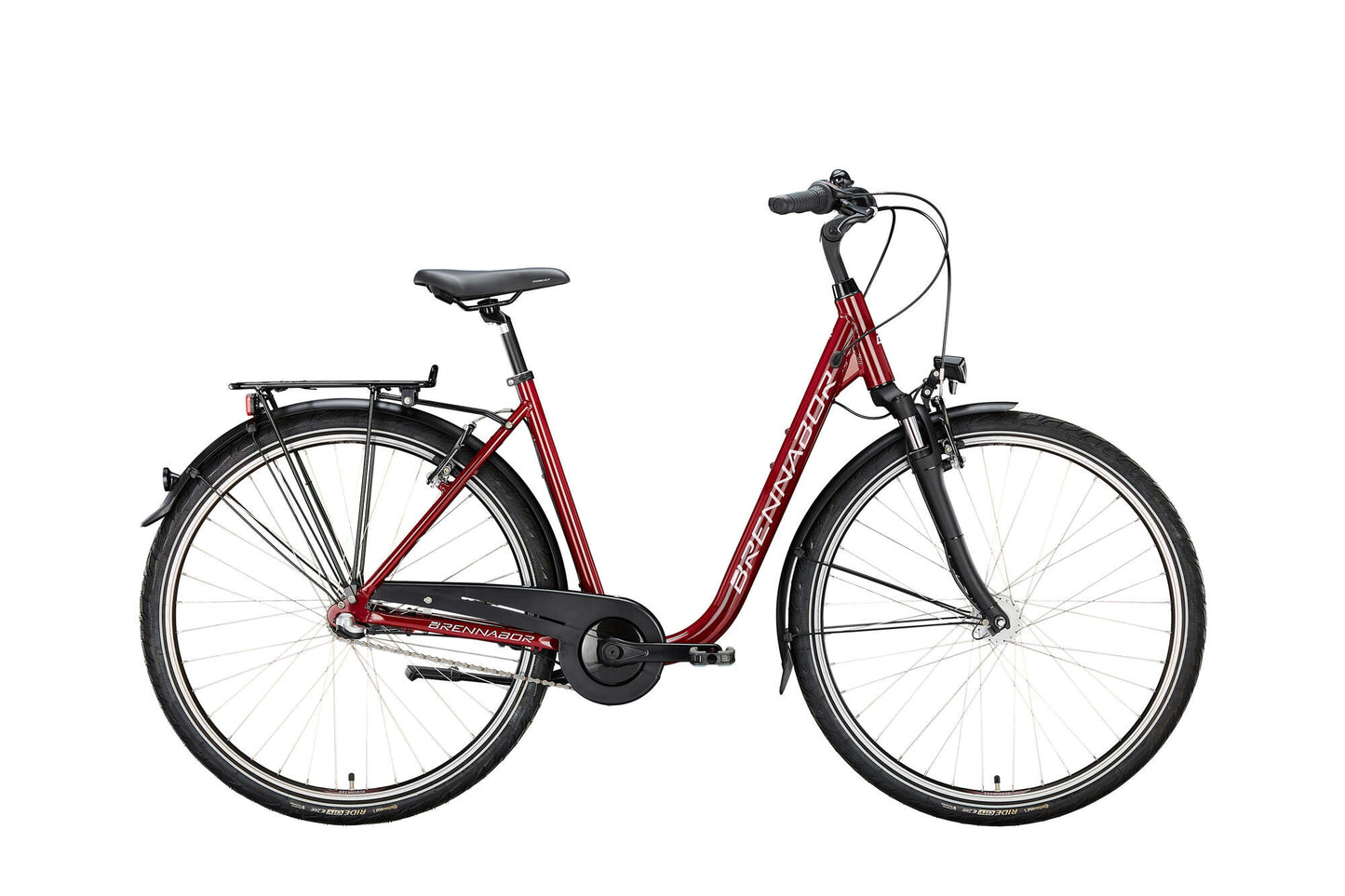 Bicicletta da città Brennabor c-24 mod. 24 bike city c-24 28 45 deep 3sp.rosa rossa