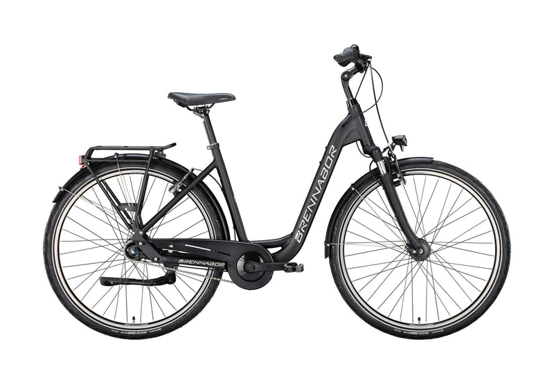 Brennabor trekkingfiets t-42 mod. 24 bike trekking t-42 28 55 wave 7sp.black white