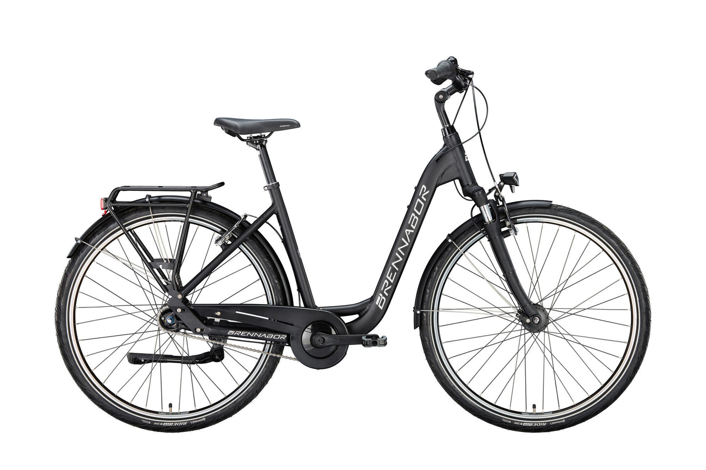 Brennabor trekkingfiets t-42 mod. 24 bike trekking t-42 28 45 wave 7sp.black white