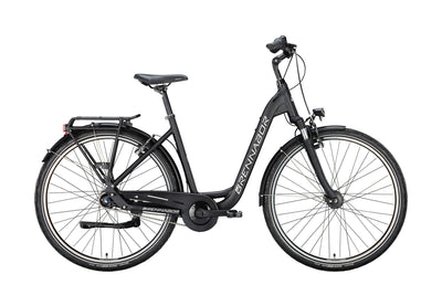 Brennabor trekkingfiets t-42 mod. 24 bike trekking t-42 28 45 wave 7sp.black white