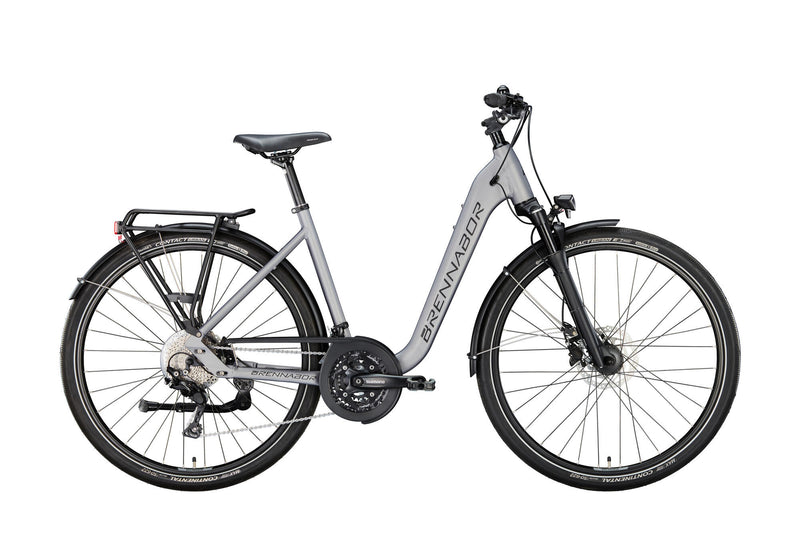 Brennabor trekkingfiets t-62 mod. 24 bike trekking t-62 28 55 wave 30sp. grey black
