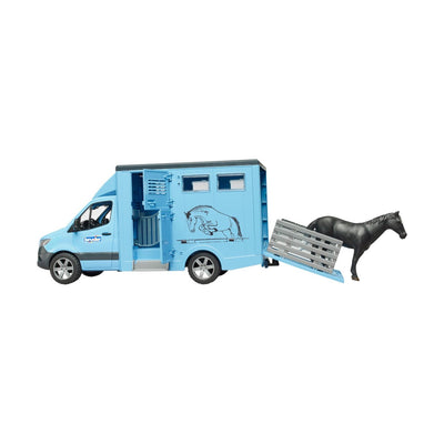 Bruder MB Sprinter Transportador de animales con caballo