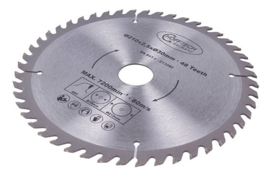 Cirkelzaagblad 210mm 48tds