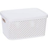 Storage solutions opbergdoos met deksel 3,5 liter 23x17x12cm kunststof 4ass - afbeelding 2