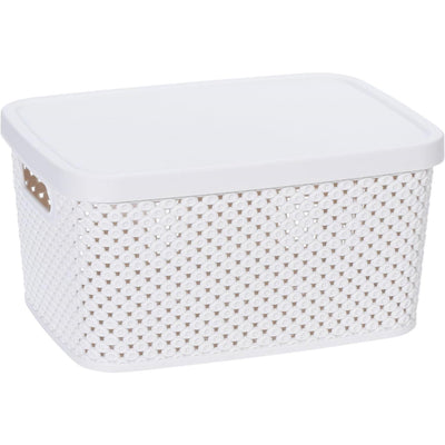 Casella di archiviazione varie con coperchio 22 cm versioni diverse