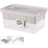Storage solutions opbergbox kunststof met inzet 5l 29x19x14cm - afbeelding 1