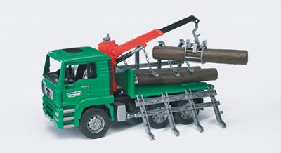 Bruder man tga houttransportwagen