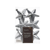 Decoris colgante navideño estrella plata dia7cm 6 piezas - afbeelding 1
