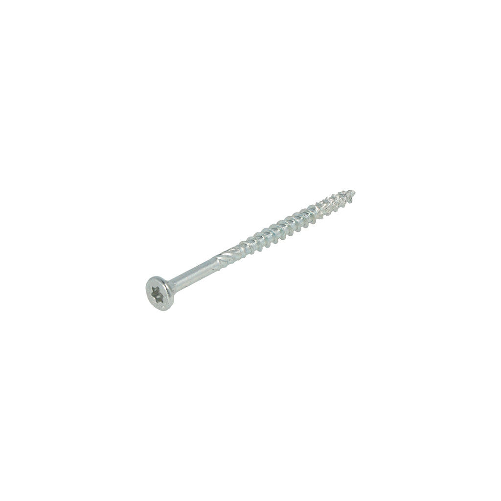 Dynaplus unischroef spaanplaatschroef verzinkt platkop deeldraad torx tx20 4.0x60 35 | 200 stuks - 0281.01.26001