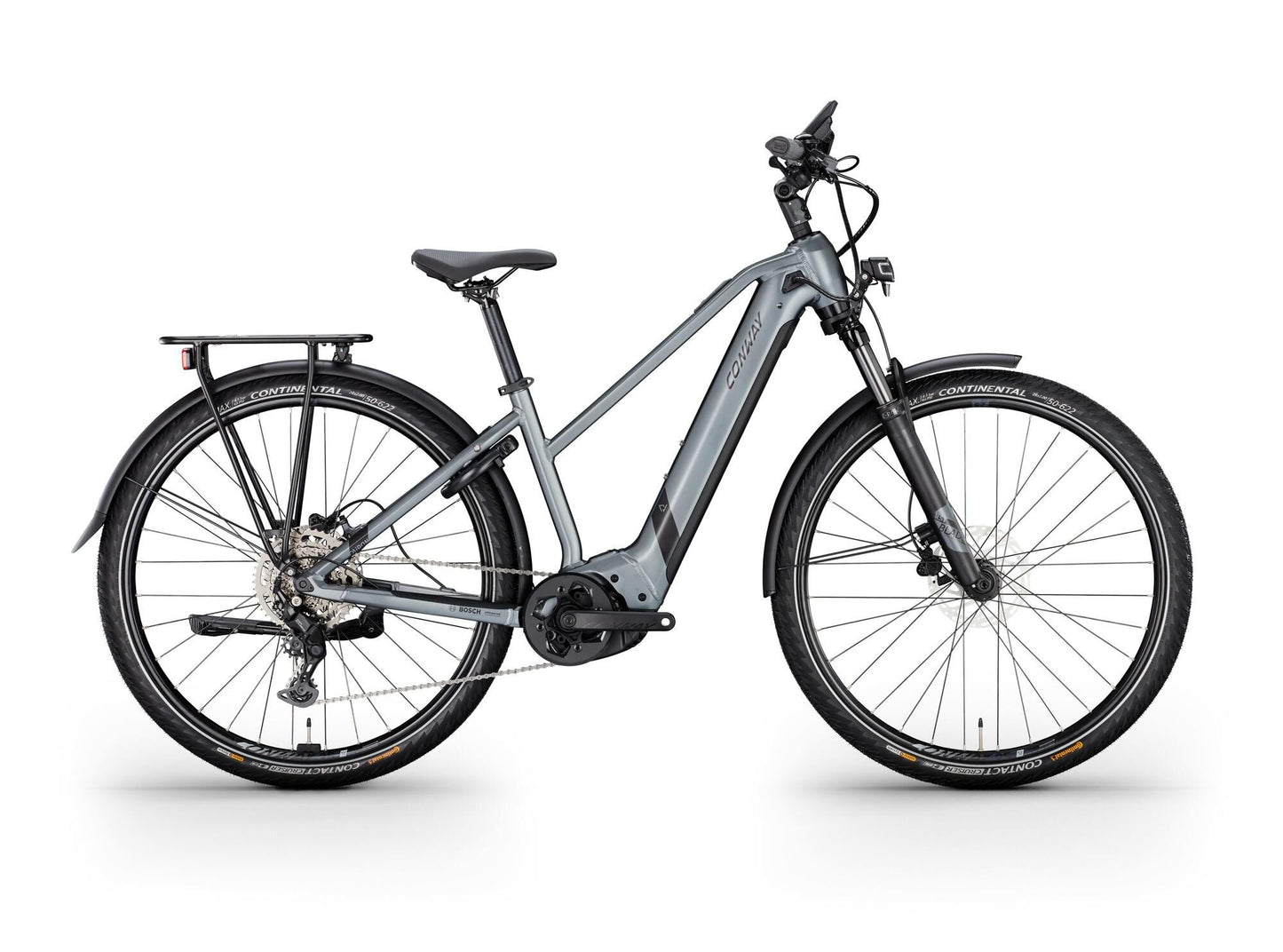 Conway elektrische trekkingfiets cairon t 3.0 750 se (#1) ebike conw. cairon t 3.0 750 se 28 49 9sp sil. bl.