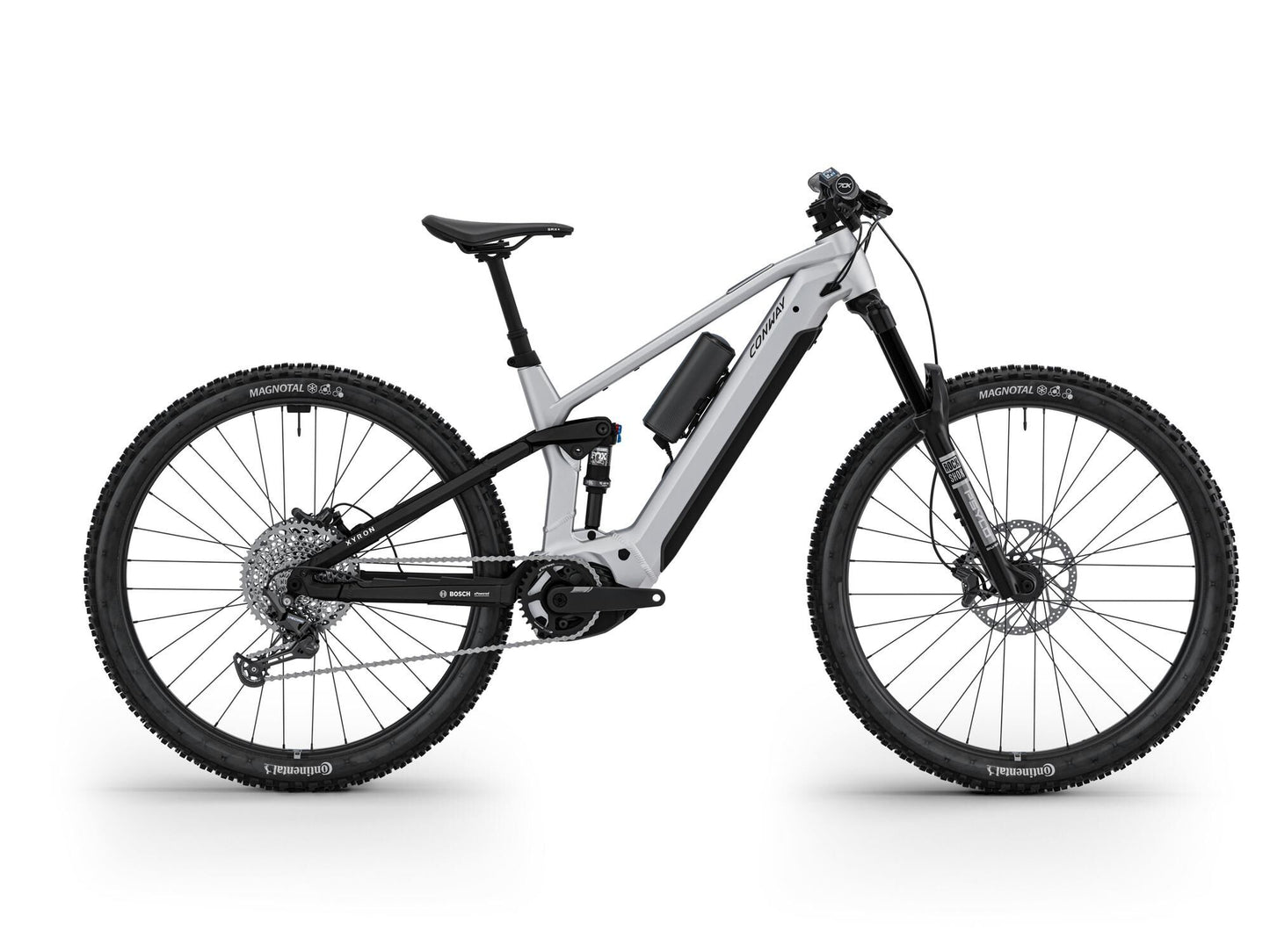 Conway mtb elettrica biammortizzata xyron st 4.0 (#2) erad xyron st 4.0 uomo 29 s 12g alu raw nero