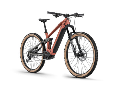 Conway mtb elettrica biammortizzata xyron st 4.0 (#2) erad xyron st 4.0 uomo 29 xl 12g ruggine rosso grigio
