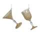 Decoris pendente bicchiere da vino da cocktail 4,3x10x3,8cm
