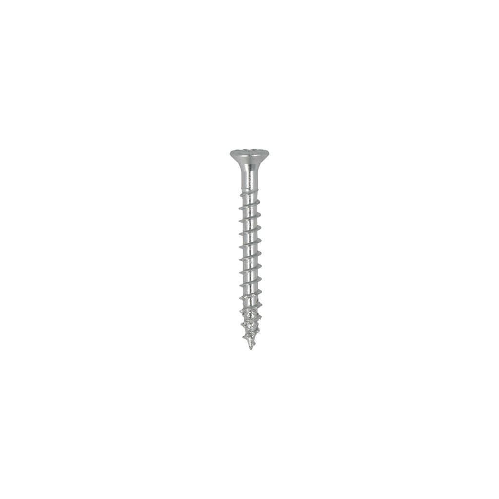 Vite raccordo Dynaplus zincata testa piatta filetto intero-8mm torx tx20 ​​4,5x35 | 200 pezzi - 0285.01.33401