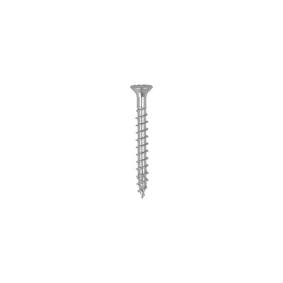 Vite raccordo Dynaplus zincata testa piatta filetto intero-8mm torx tx20 ​​4,5x35 | 200 pezzi - 0285.01.33401