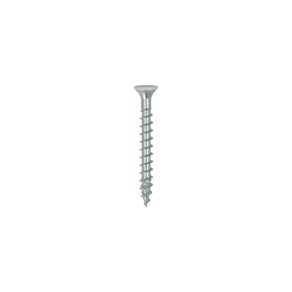 Dynaplus beslagschroef verzinkt platkop voldraad-7mm witte kop torx tx20 4.0x40 | 200 stuks - 0285.01.25608