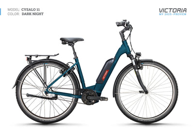 Victoria Electric Trekking Bike Cysalo 11 (#1) Ebike Vic.Cysalo 11 28 56 ASSEGGIO LOW 7SP CB Blue