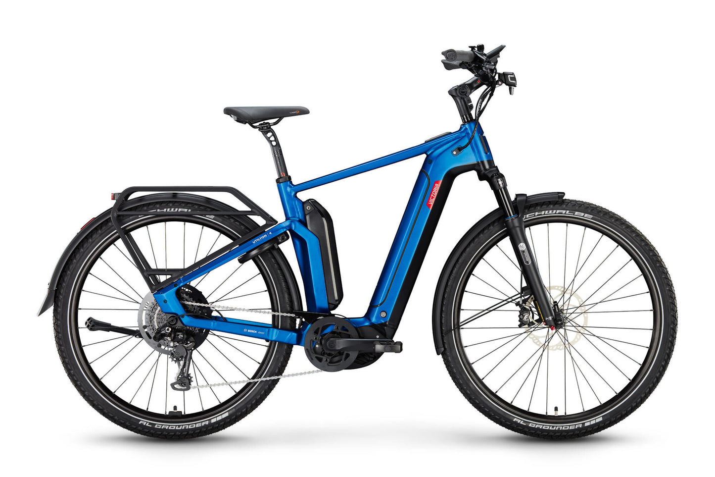 Bicicleta urbana eléctrica victoria utilyon 4 (#1) ebike vict. utilyon 4 29 48 10sp onda roja