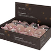 Decoris bolas navideñas mezcla de plástico 8cm 12ud rosa
