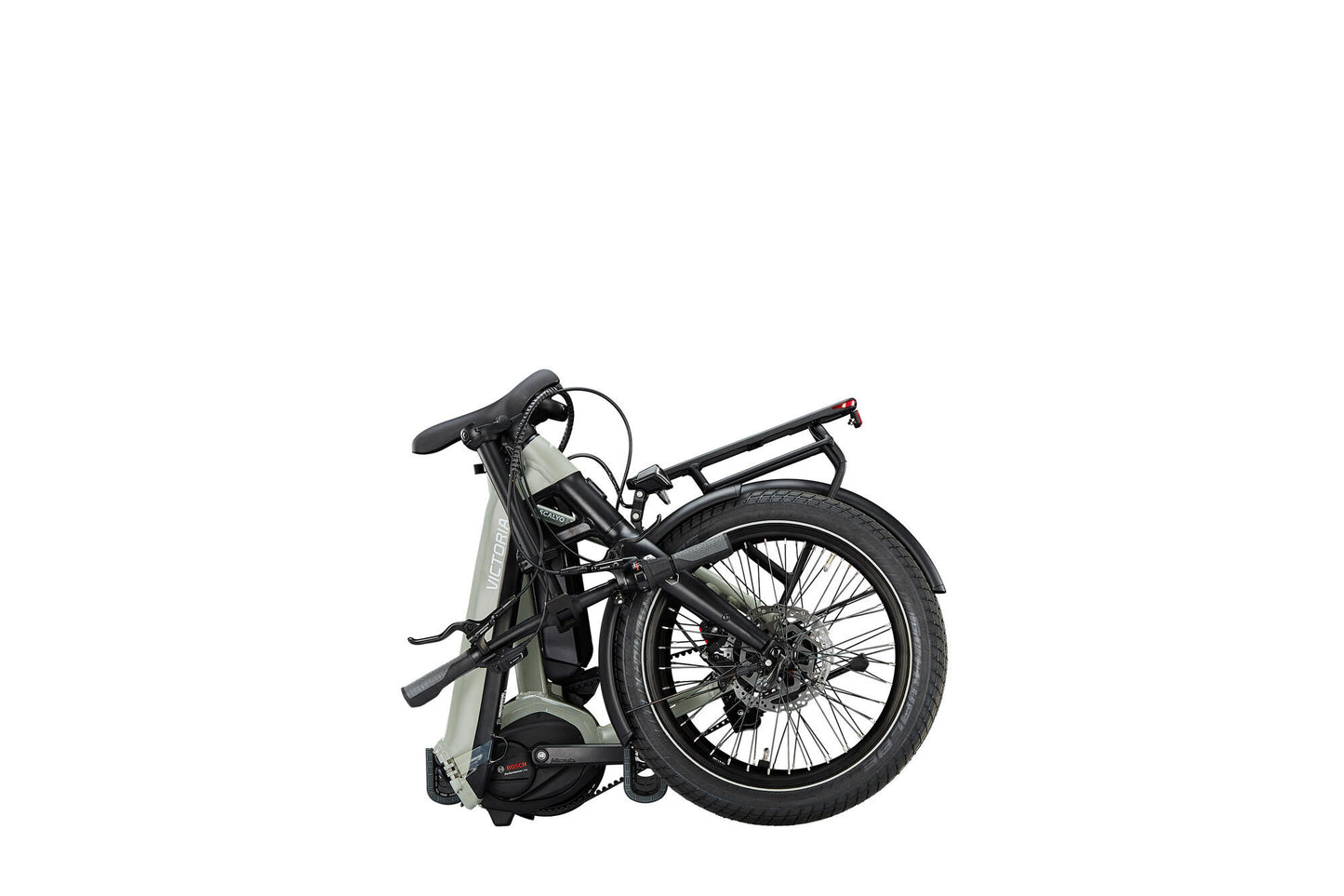 Victoria elektrische vouwfiets scalyo 3 mod. 24 ebike vict.scalyo 3 20 48 5sp freehub concrete grey
