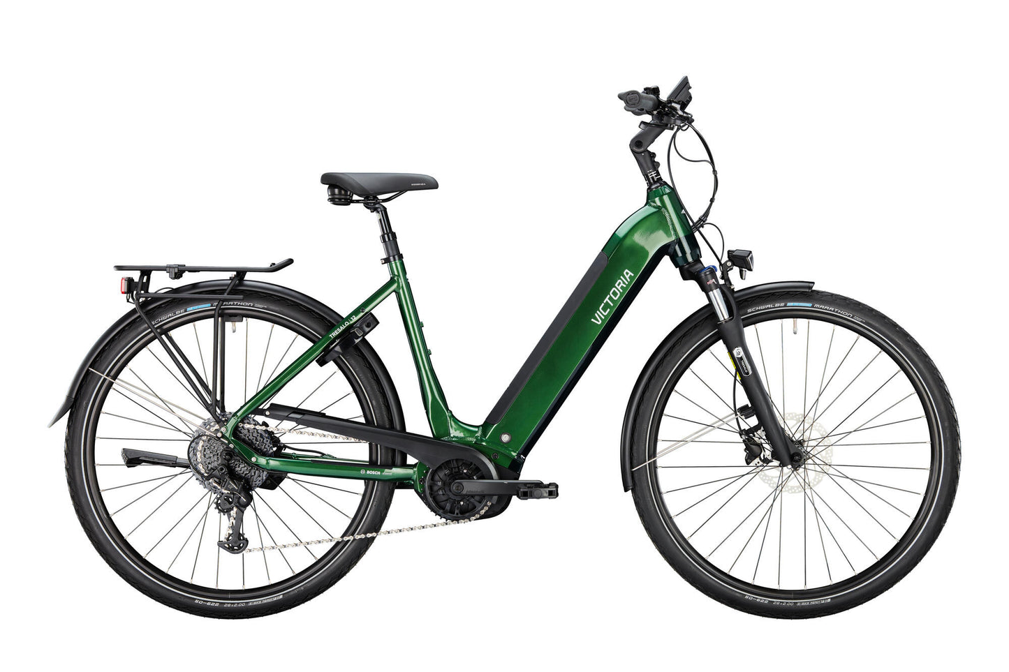 Victoria Electric Trekking Bike Tresalo 12 (#1) Ebike Vict. Tresalo 12 28 44 9sp Wave Green
