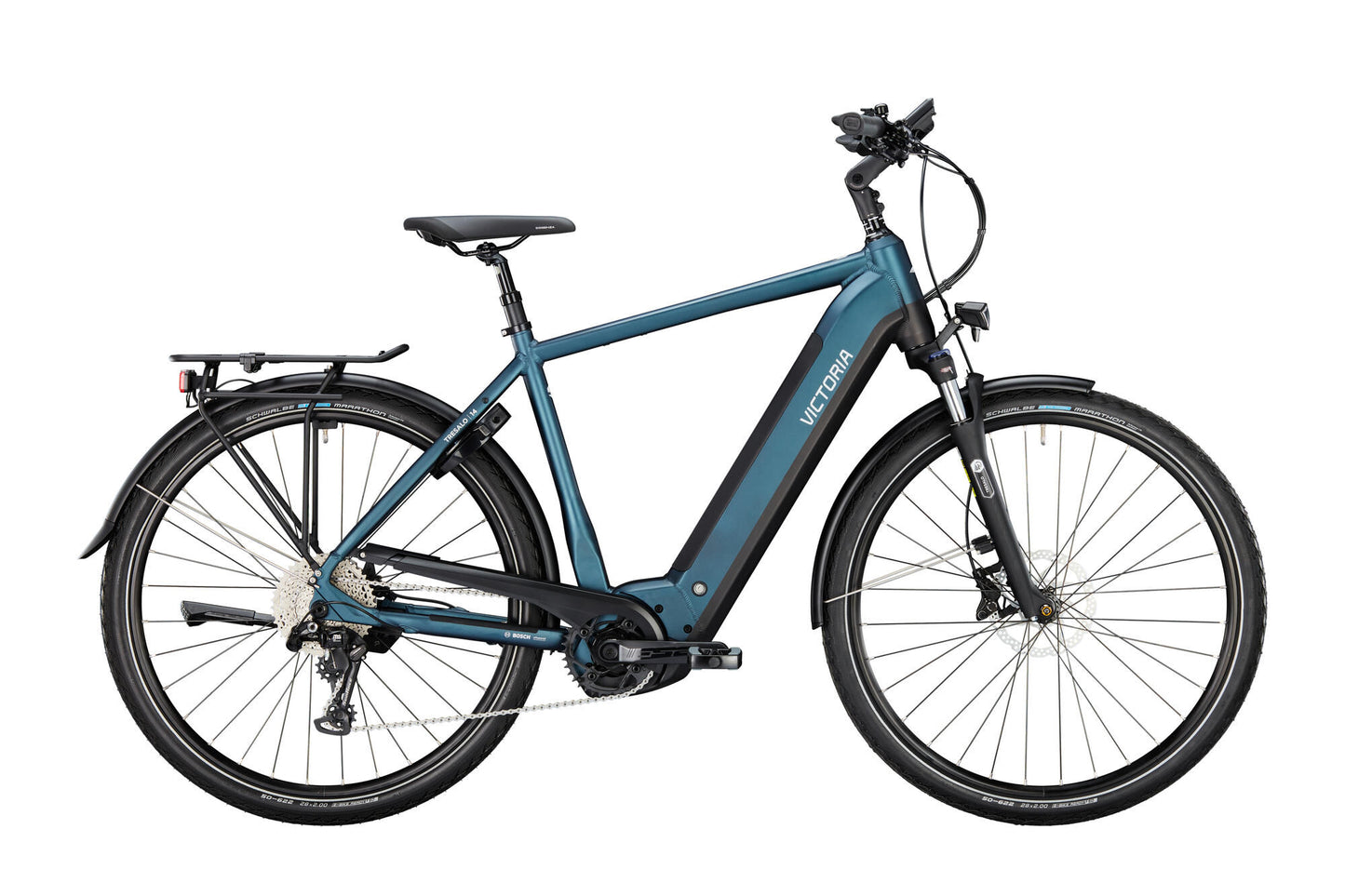 Victoria elektrische trekkingfiets tresalo 14 mod. 24 ebike vict.tres. 14 28 50 diam. 10sp dark night